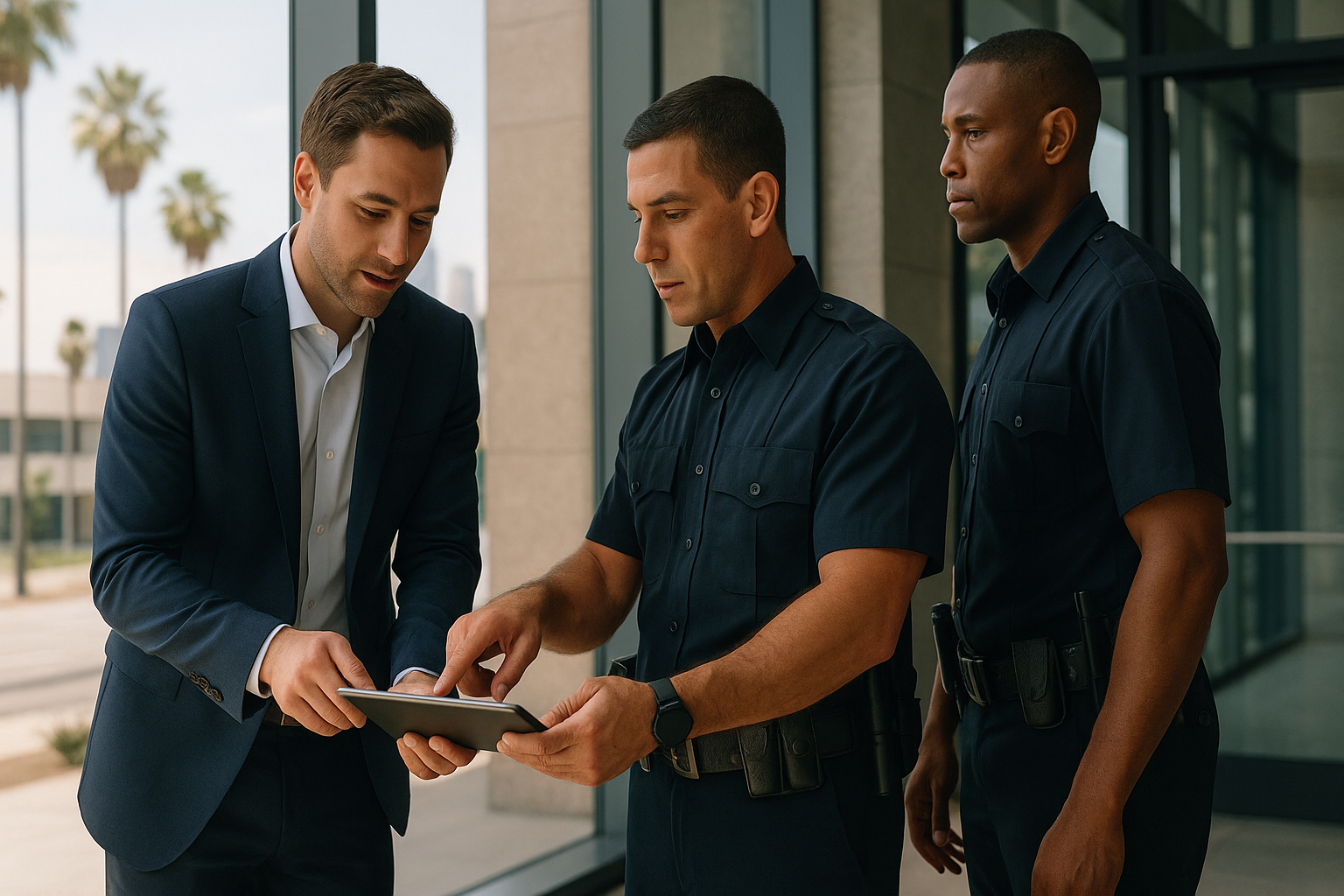 Photography illustrating “Armed Security Guards in Los Angeles: Costs & Hiring Tips”