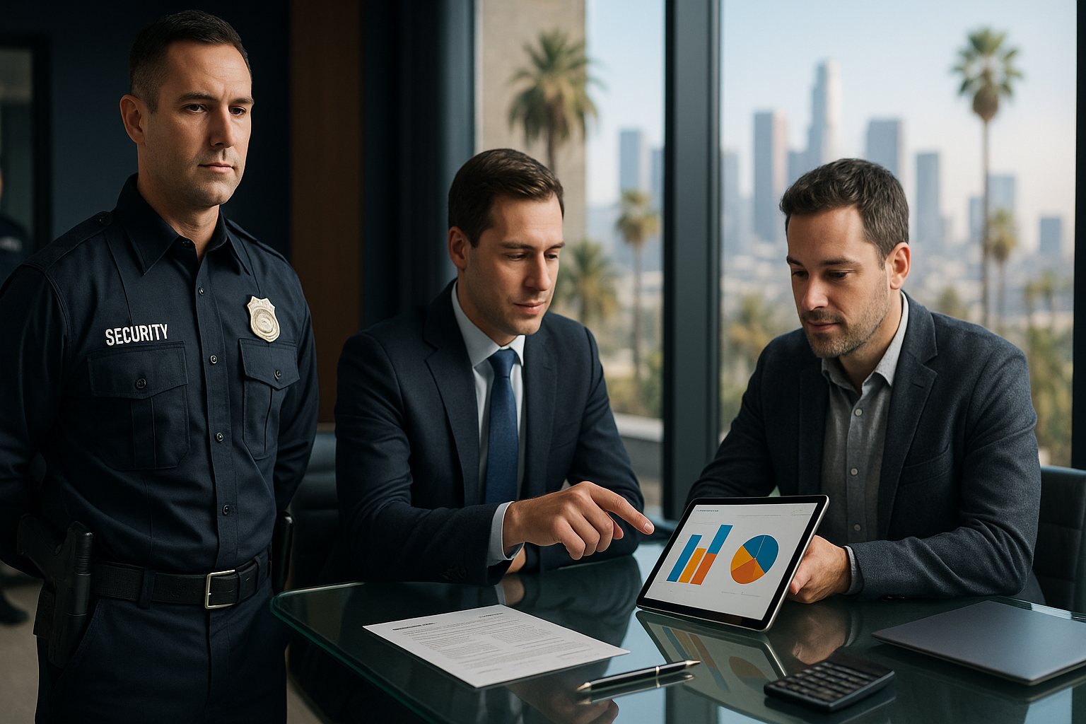 Photography illustrating “Armed Security Guards Los Angeles: Costs & How to Hire”