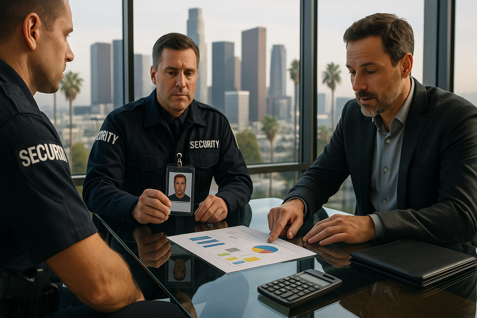 Photography illustrating “Armed Security Guards Los Angeles: Costs & Licensing”
