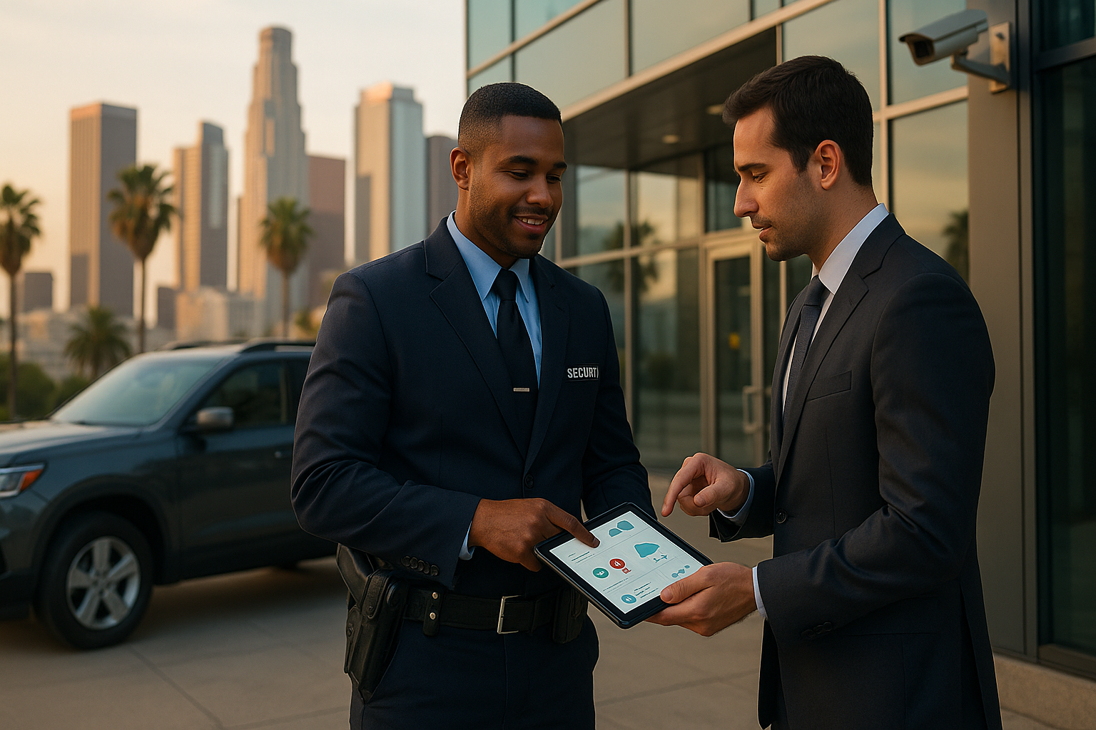 Photography illustrating “Armed Security Guards Los Angeles: Costs, Services & Tips”