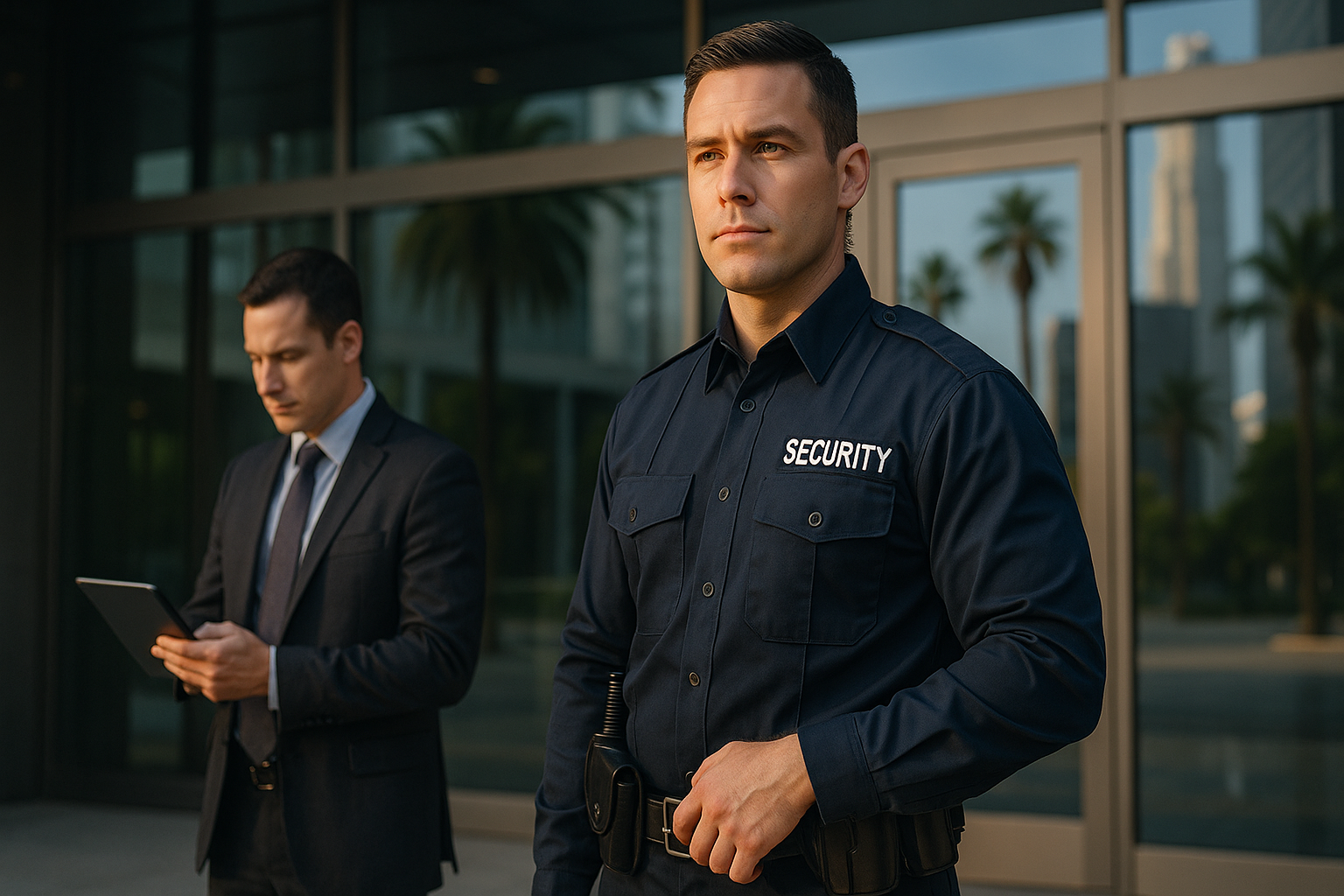 Photography illustrating “Armed Security Guards Los Angeles: Hire Trained Professionals”