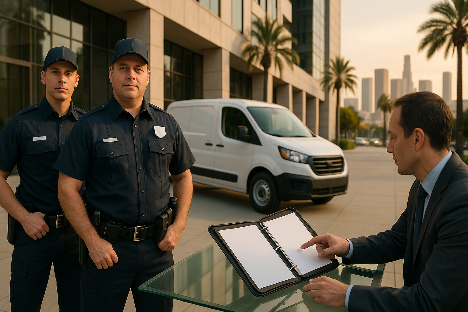 Photography illustrating “Armed Security Guards Los Angeles: Hiring Guide & Costs”
