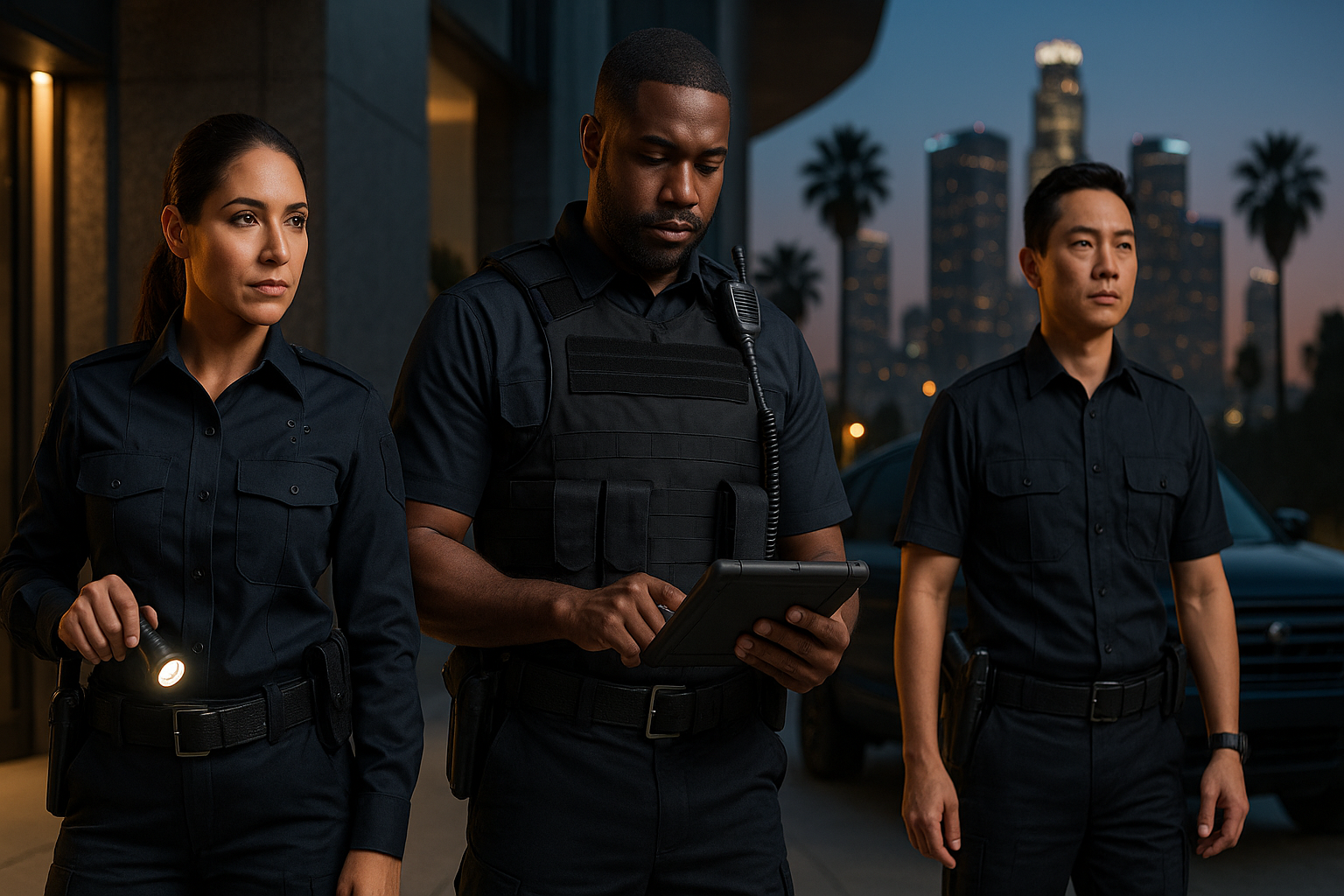 Photography illustrating “Armed Security Guards Los Angeles: Professional 24/7 Protection”