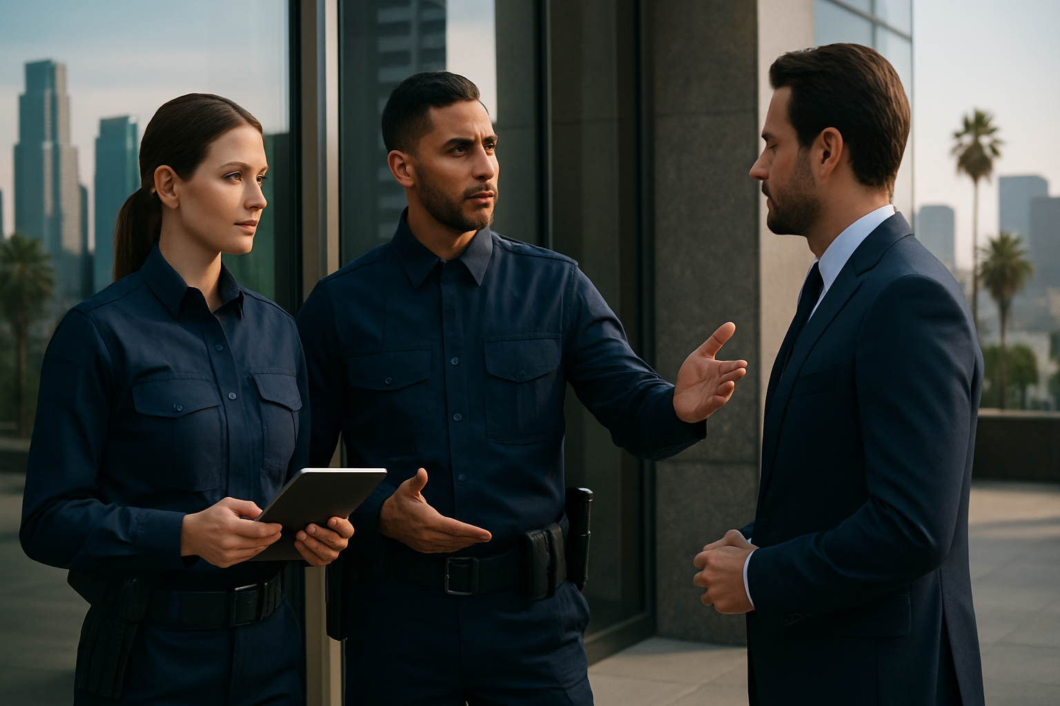 Photography illustrating “Armed Security Guards Los Angeles: Rates & Services”