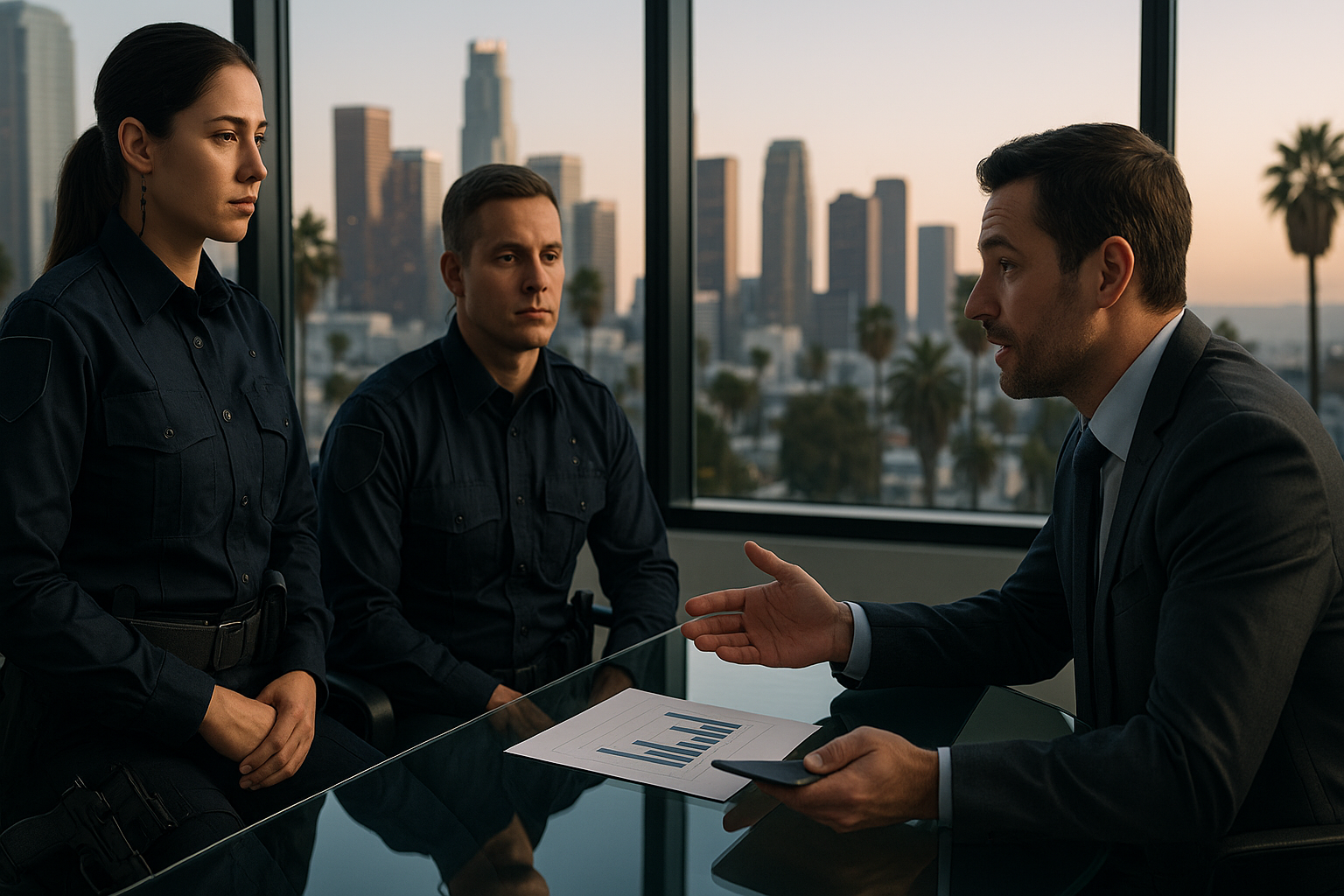 Photography illustrating “Armed Security Guards Los Angeles: Rates, Services & Hiring”