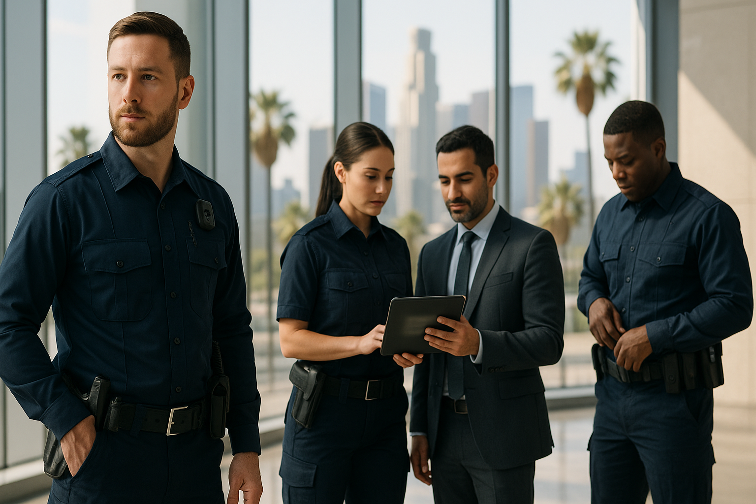 Photography illustrating “Armed Security Guards Los Angeles: Top Providers & Costs”